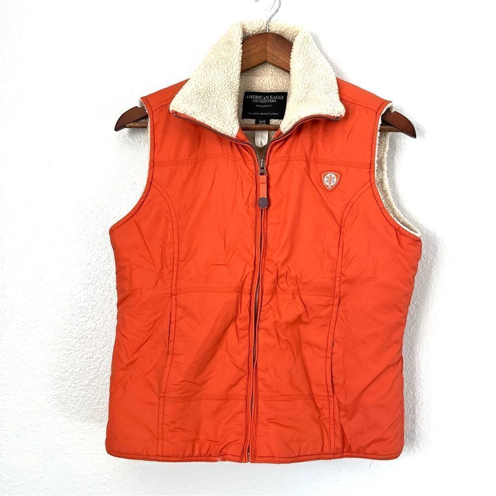 American Eagle Outfitters Shelter Series Vest Orange Size M